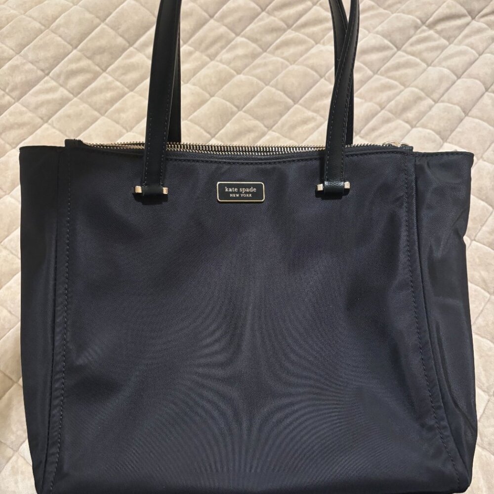 Kate Spade Black Tote Handbag- like new!